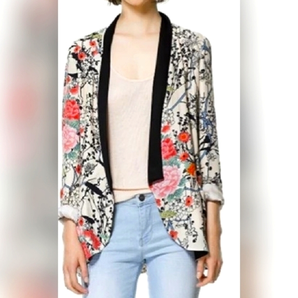 Zara Kimono Style Blazer SZ XS